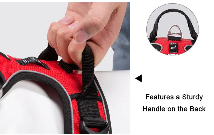 Pet Reflective Nylon Dog Harness