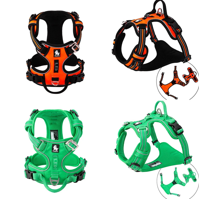 Pet Reflective Nylon Dog Harness