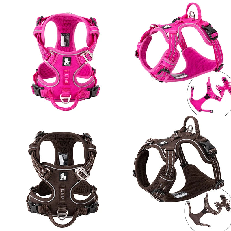 Pet Reflective Nylon Dog Harness