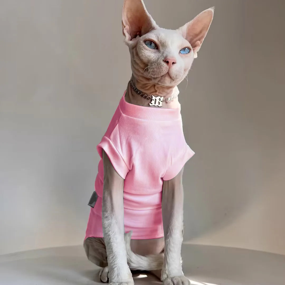 Cat Cotton Vest Cloth