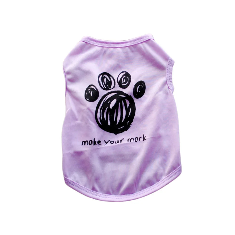 Security Written Summer Vest for Small Dogs