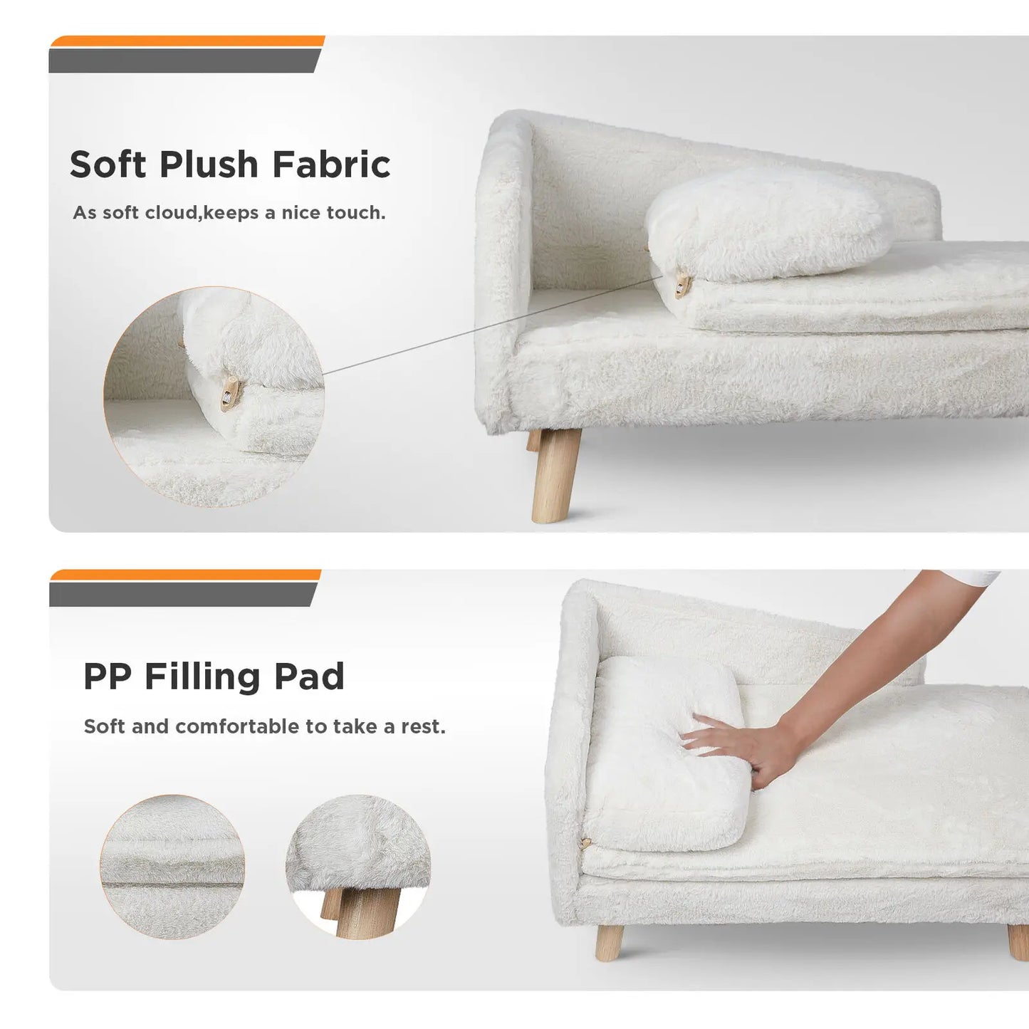 Solid Wood Elevated Pet Bed
