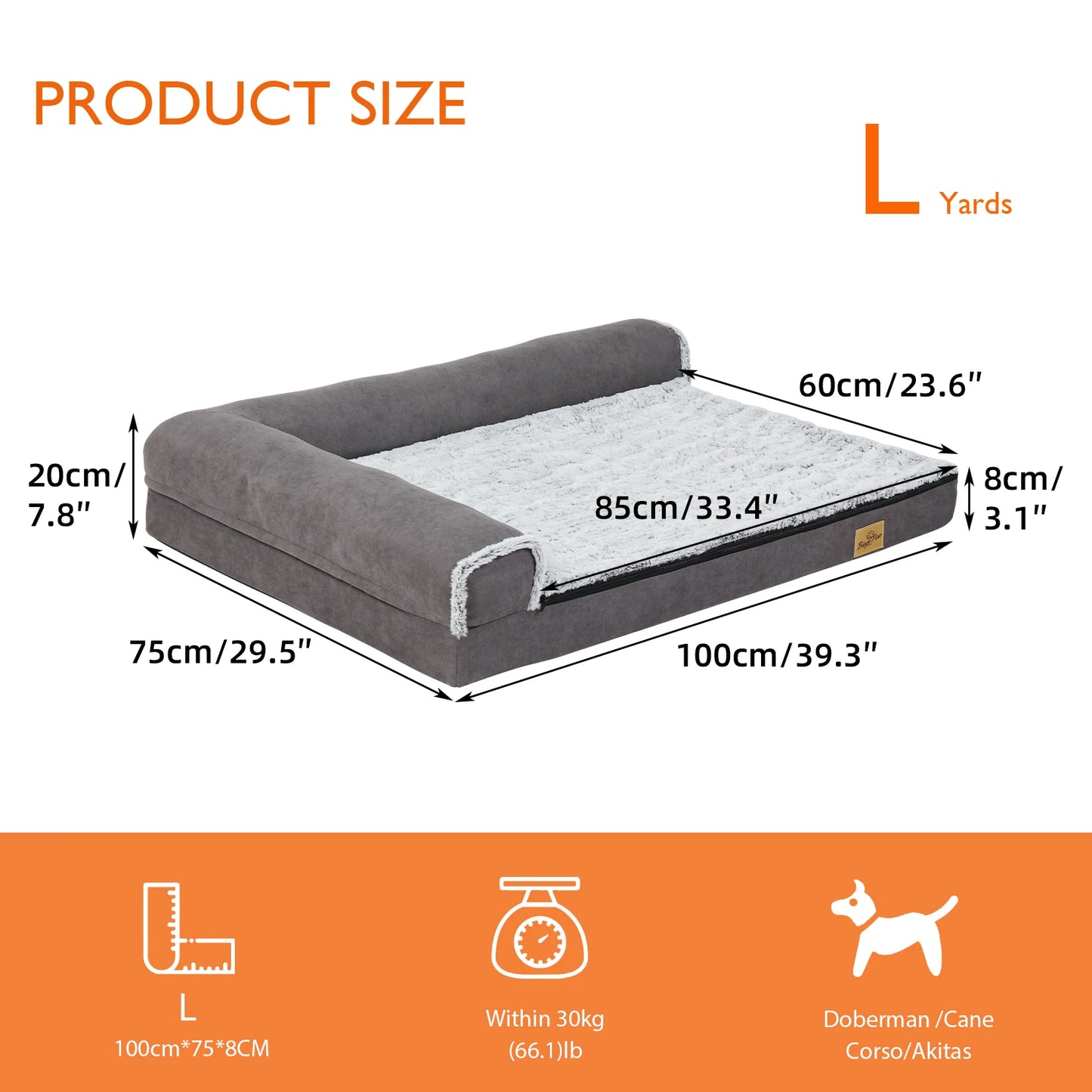 Washable Dog Bed for Extra Large Dogs