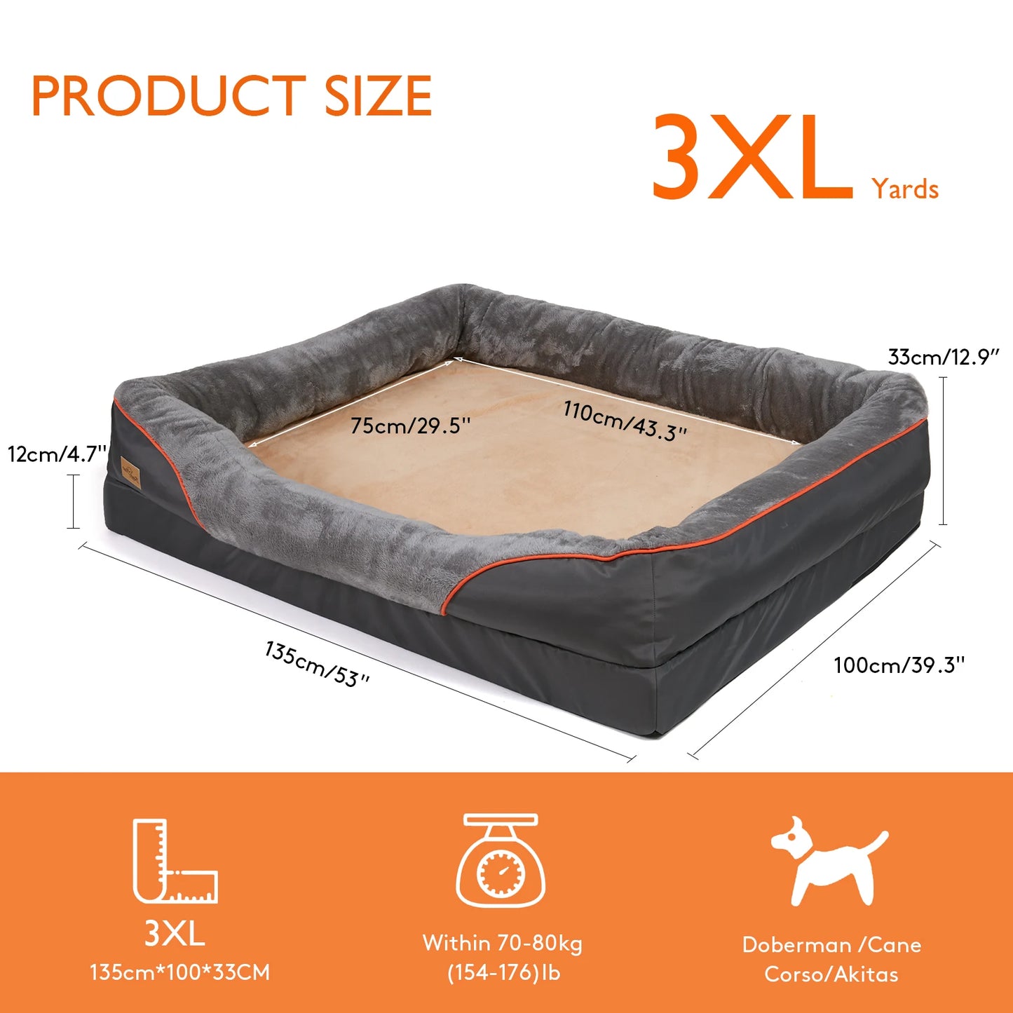 Orthopedic Foam Pet Bed