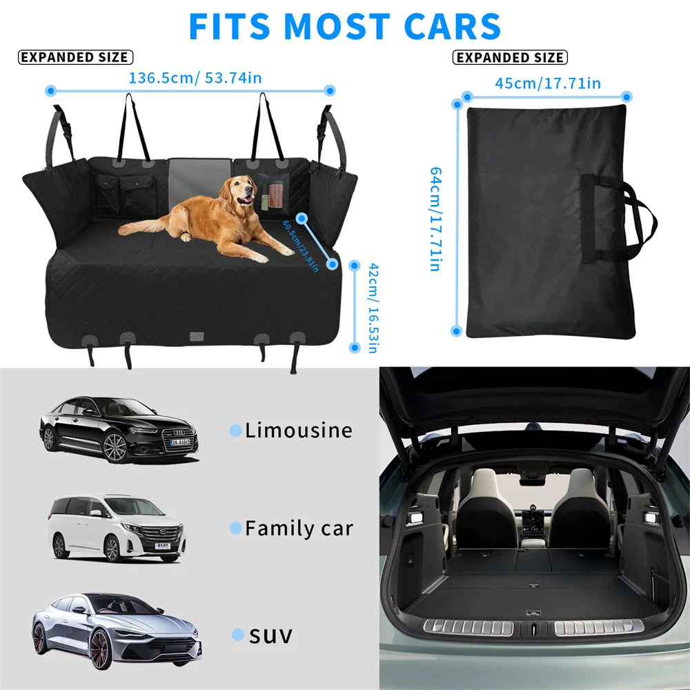 Waterproof Back Seat Cover for Pets