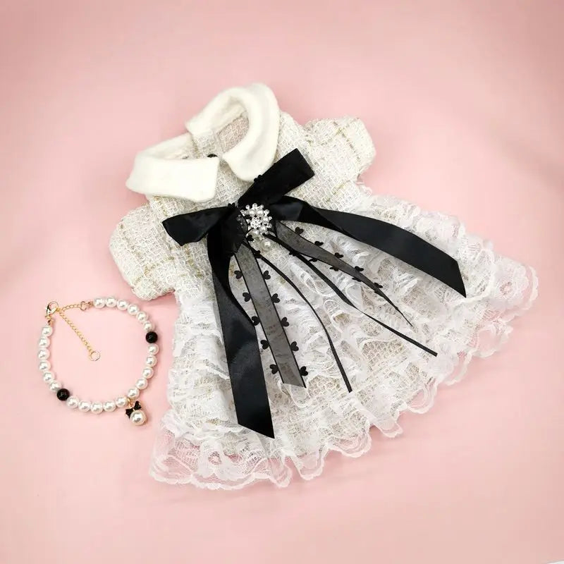 Red Skirt Costume For Cats