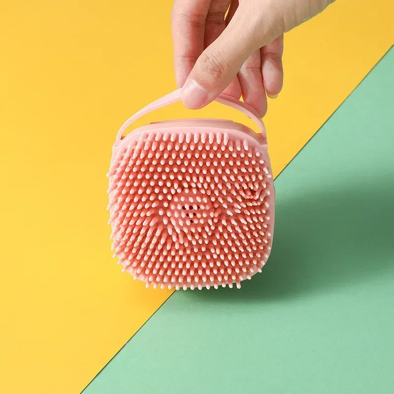 Pet Bathing Brush & Shampoo Dispenser