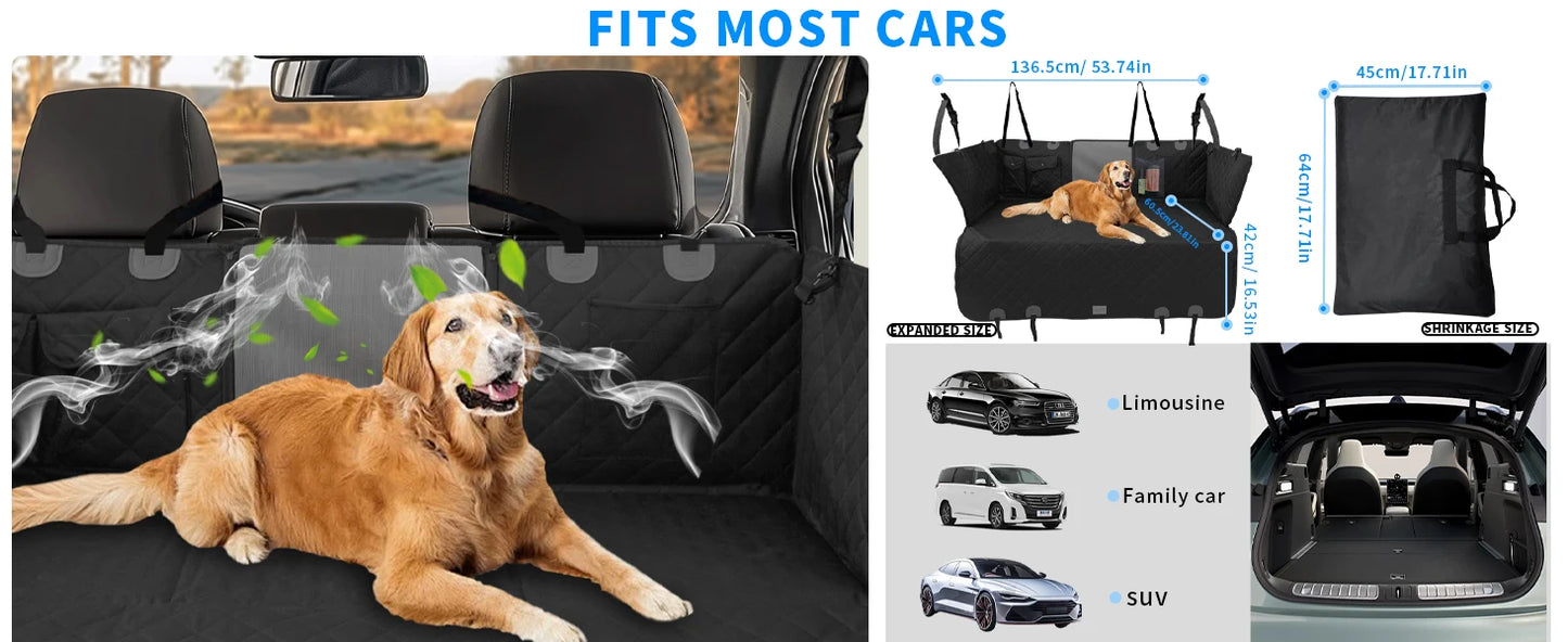 Waterproof Back Seat Cover for Pets