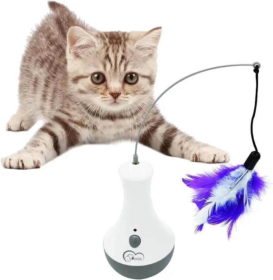 Funny Feather Kitten Teaser Toy
