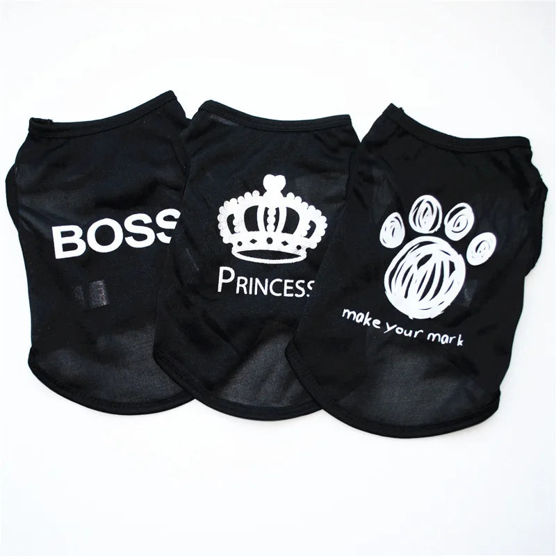 Security Written Summer Vest for Small Dogs