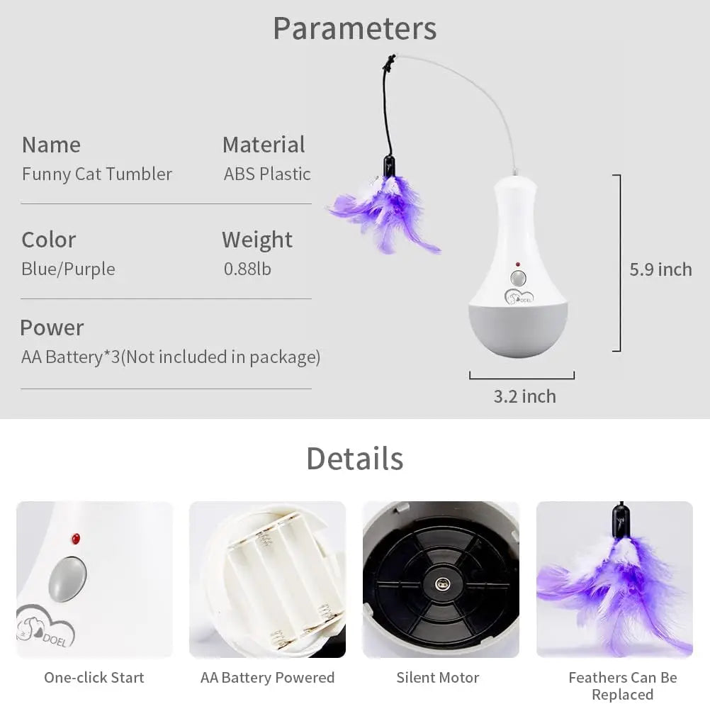 Funny Feather Kitten Teaser Toy