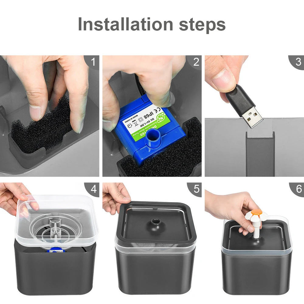 2L Cat Water Fountain