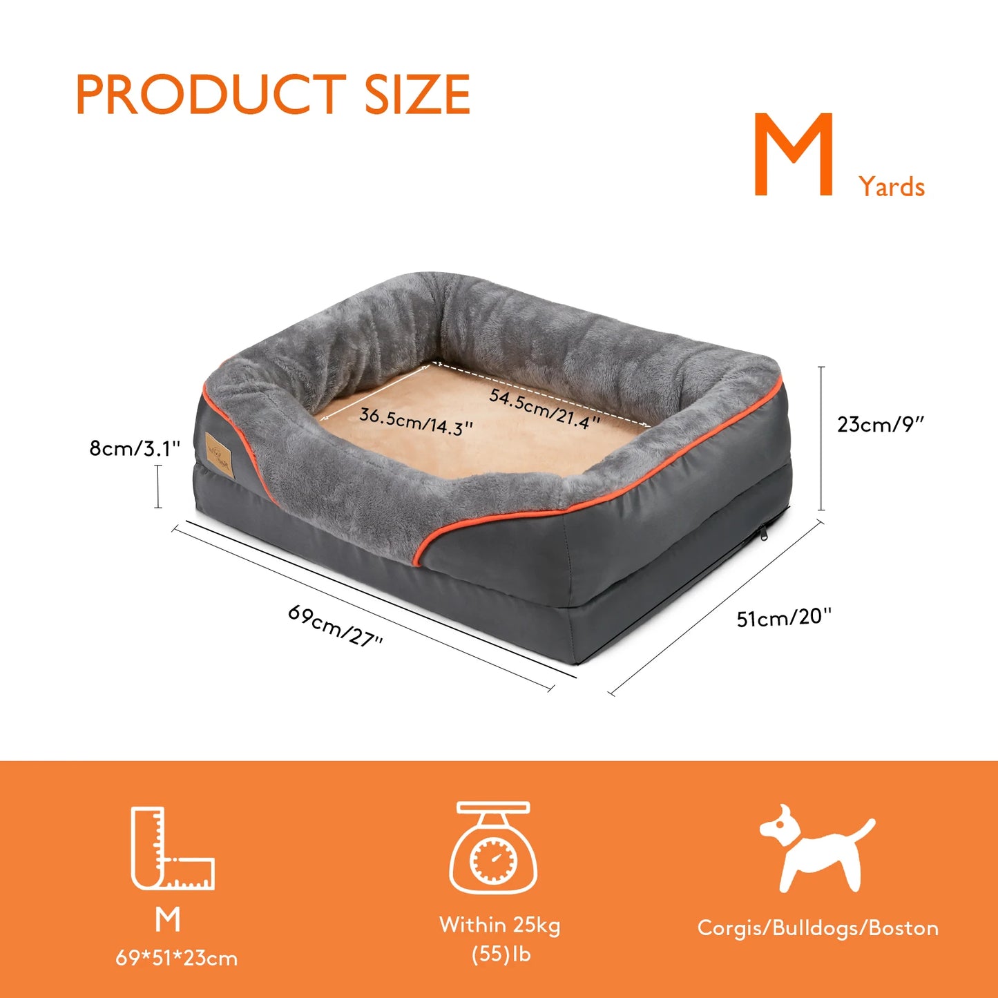 Orthopedic Foam Pet Bed
