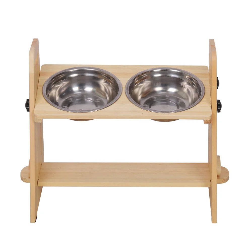 Height Adjustable Elevated Dog Bowls
