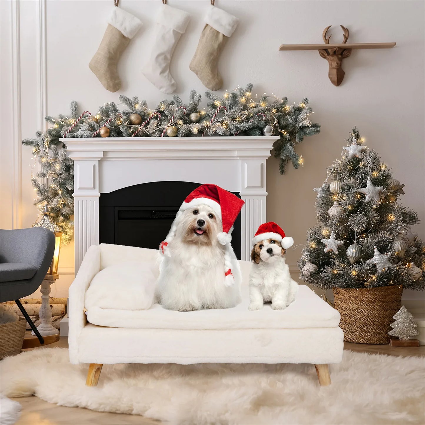 Nordic Elevated Pet Bed