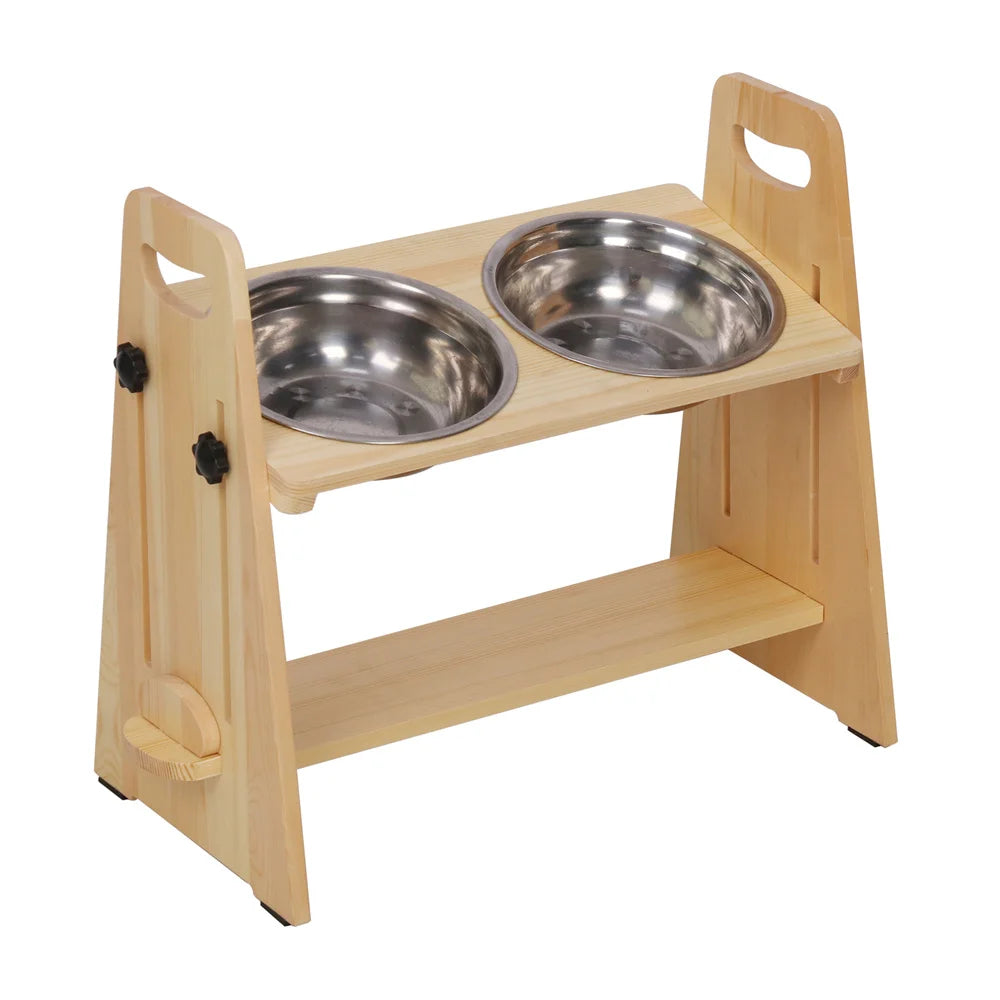 Height Adjustable Elevated Dog Bowls