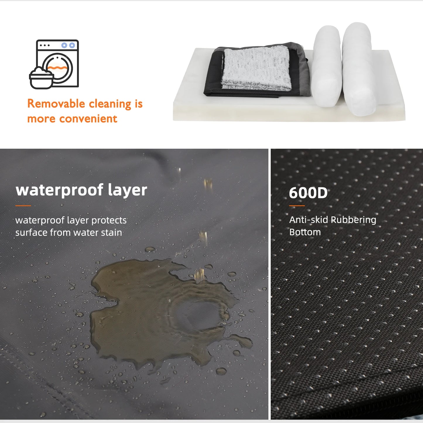 Washable Dog Bed for Extra Large Dogs