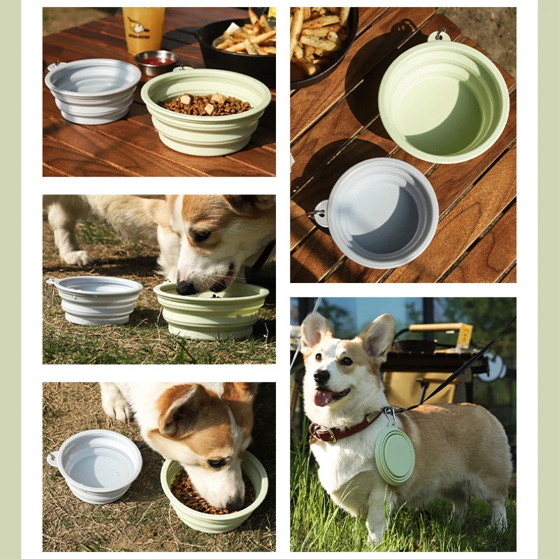 Dog Pet Folding Silicone