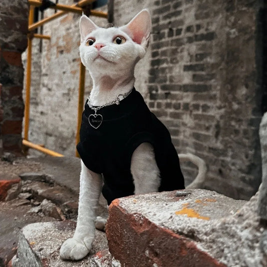 Cat Cotton Vest Cloth