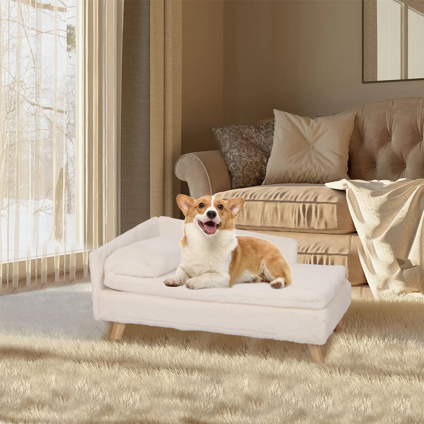 Nordic Elevated Pet Bed