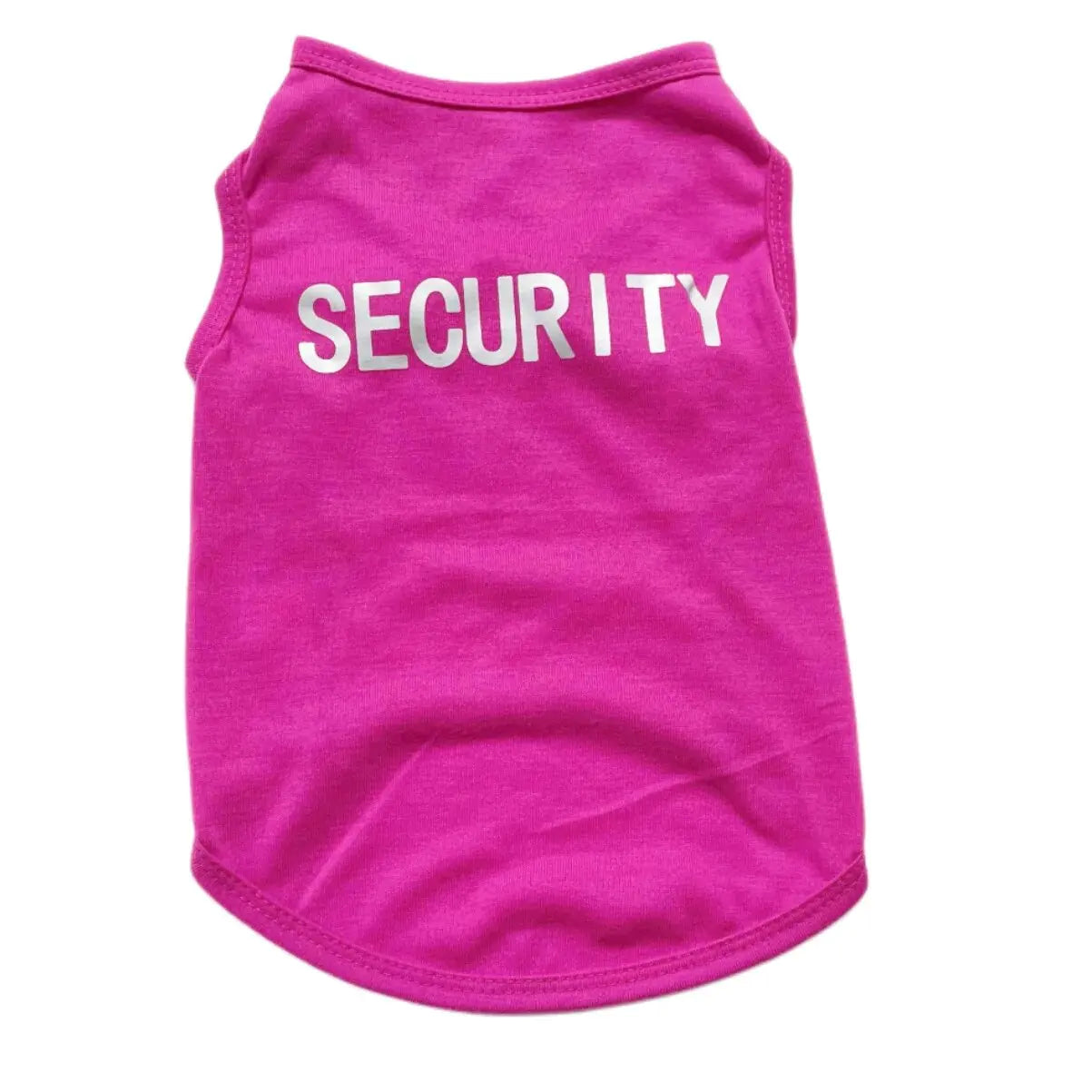 Security Written Summer Vest for Small Dogs