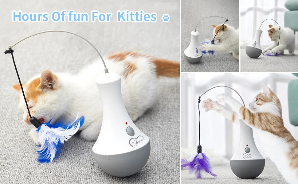 Funny Feather Kitten Teaser Toy