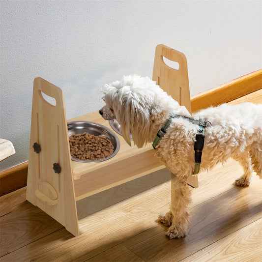 Height Adjustable Elevated Dog Bowls