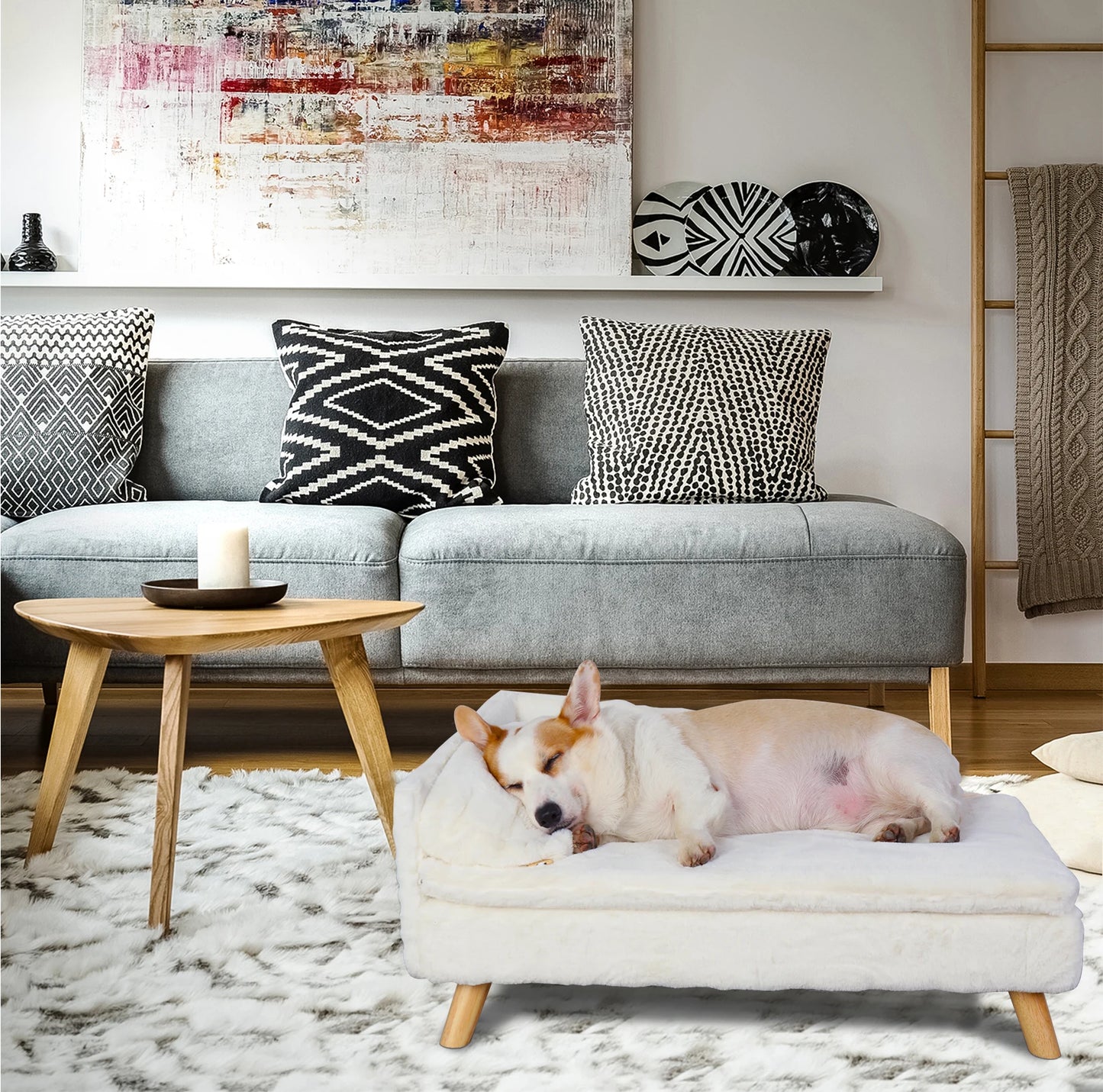 Nordic Elevated Pet Bed