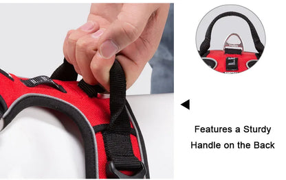 Pet Reflective Nylon Dog Harness