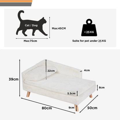 Solid Wood Elevated Pet Bed
