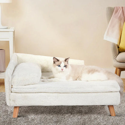 Solid Wood Elevated Pet Bed