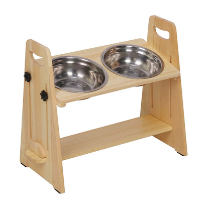 Height Adjustable Elevated Dog Bowls