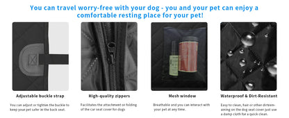Waterproof Back Seat Cover for Pets